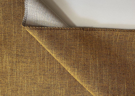 โซฟาผ้าลินินทนการฉีกขาด Modern 100 Polyester Upholstery Fabric
