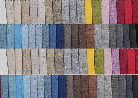 Dobby Texture ผ้าลินินเบาะผ้าสำหรับโซฟาเฟอร์นิเจอร์ Multi Color